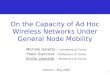 On the Capacity of Ad Hoc Wireless Networks Under General Node Mobility
