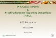 IPPC Contact Points & Meeting National Reporting Obligations (NROs)