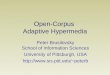 Open-Corpus  Adaptive Hypermedia
