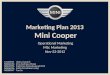 Marketing Plan 2013  Mini Cooper