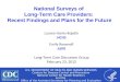 National Surveys of  Long-Term Care Providers:  Recent Findings and Plans for the Future