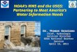 NOAA’s NWS and the USGS:  Partnering to Meet America’s Water Information Needs