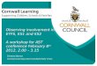 Christine Barnes Cornwall Learning Lead Consultant Early Years