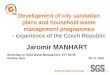 Development of city sanitation plans and household waste management programmes