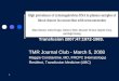TMR Journal Club - March 5, 2008 Maggie Constantine, MD, FRCPC (Hematology)