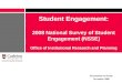 Student Engagement: 2008 National Survey of Student Engagement (NSSE)