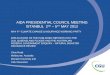 AIDA PRESIDENTIAL COUNCIL MEETING ISTANBUL  2 ND  – 5 TH  MAY 2012