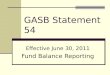 GASB Statement 54
