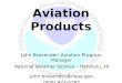 Aviation Products