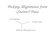 Picking Alignments from (Steiner) Trees