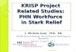 KRISP Project  Related Studies:  PHN Workforce  in Stark Relief
