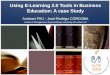 Using E-Learning 2.0 Tools in Business Education: A case Study