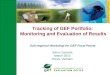Tracking of GEF Portfolio:  Monitoring and Evaluation of Results