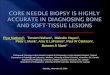 CORE NEEDLE BIOPSY IS HIGHLY ACCURATE IN DIAGNOSING BONE AND SOFT-TISSUE LESIONS