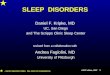 SLEEP  DISORDERS