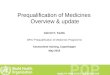 Prequalification of Medicines  Overview & update