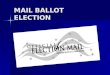 MAIL BALLOT ELECTION