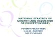 NATIONAL STRATEGY OF GROWTH AND REDUCTION OF POVERTY(NSGRP)