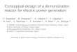 Conceptual design of a demonstration reactor for electric power generation