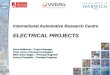 International Automotive Research Centre ELECTRICAL PROJECTS
