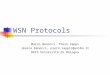 WSN Protocols