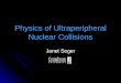 Physics of Ultraperipheral Nuclear Collisions