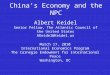 China’s Economy and the NPC