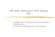 CPE 626: Advanced VLSI Design L01