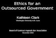 Ethics for an  Outsourced Government