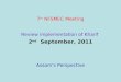 7 th  NFSMEC Meeting Review implementation of Kharif  2 nd   September, 2011 Assam’s Perspective