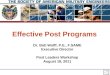 Effective Post Programs