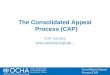 The Consolidated Appeal Process (CAP) CAP Section unocha/cap