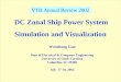 DC Zonal Ship Power System Simulation and Visualization