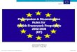 Participation & Dissemination Rules for  the 6th Framework Programme 2002-2006 (EC)