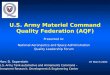 U.S. Army Materiel Command Quality Federation (AQF)