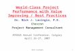 World-Class Project Performance with Value Improving / Best Practices