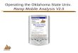 Operating the Oklahoma State Univ.   Ramp Mobile Analysis  V2.0