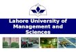 Lahore University of Management and Sciences
