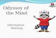 Odyssey of the Mind Information Meeting