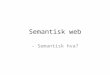 Semantisk web
