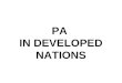 PA  IN DEVELOPED NATIONS