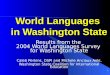 World Languages  in Washington State