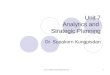 Unit 7 Analytics and  Strategic Planning