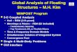 Global Analysis of Floating Structures – M.H. Kim