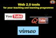 Web 2.0 tools for your teaching and learning programme
