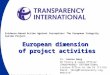 Evidence-Based Action Against Corruption: The European Integrity System Project