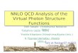 NNLO QCD Analysis of the Virtual Photon Structure Functions