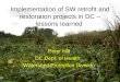Implementation of SW retrofit and restoration projects in DC – lessons learned
