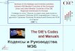 The OIE’s Codes  and Manuals Кодексы и Руководства МЭБ