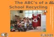 The ABC’s of a School Recycling Program